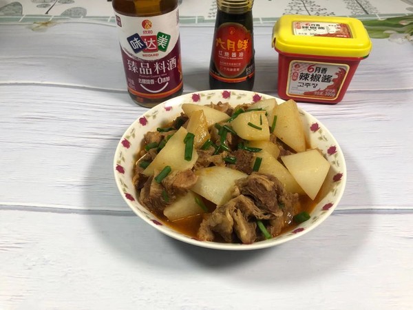 小寒進補---牛腩燉蘿卜的做法-醬香味燉菜譜