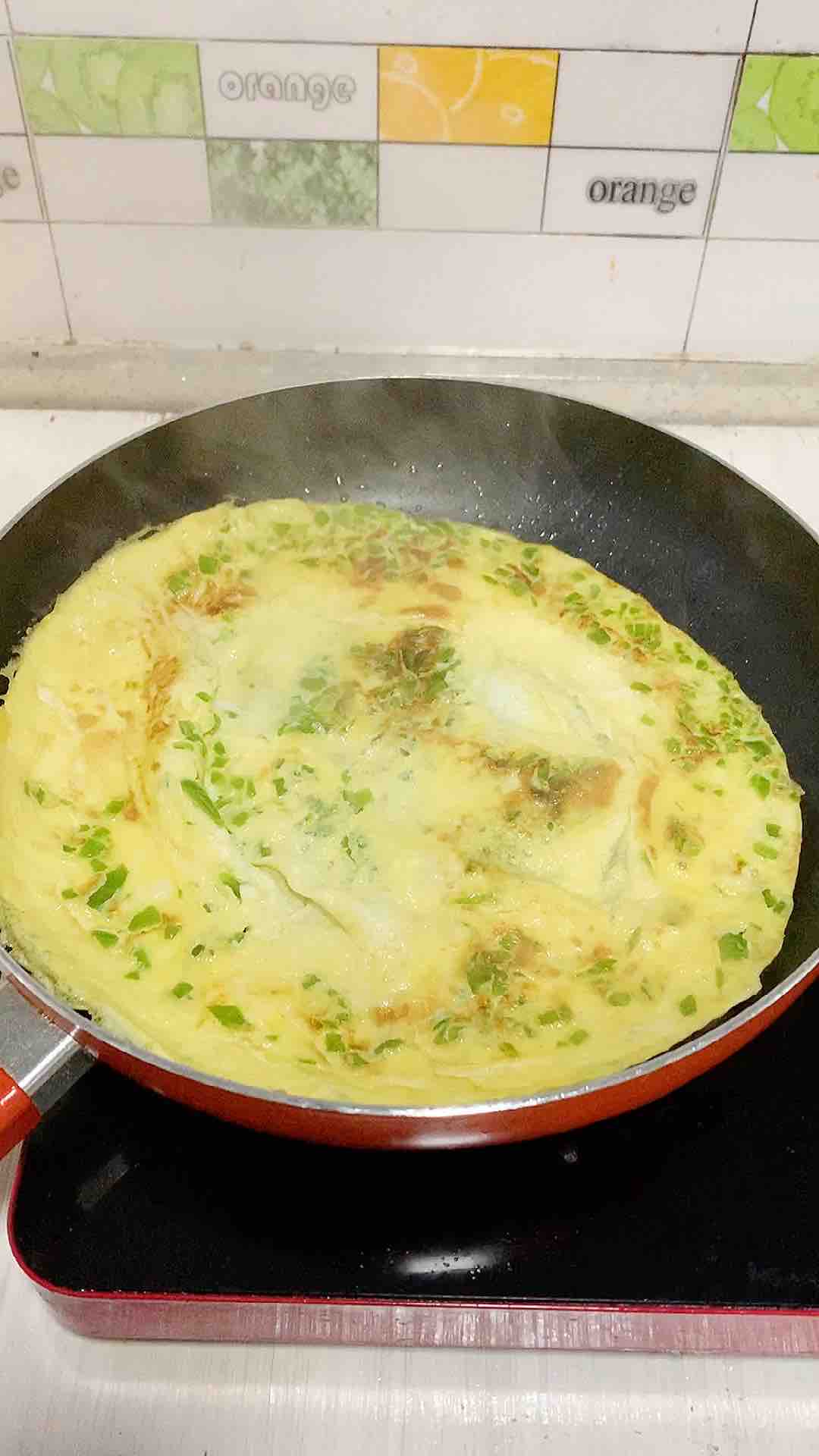 肉松菜椒蛋餅，簡單易做孩子喜歡的做法-家常味煎菜譜