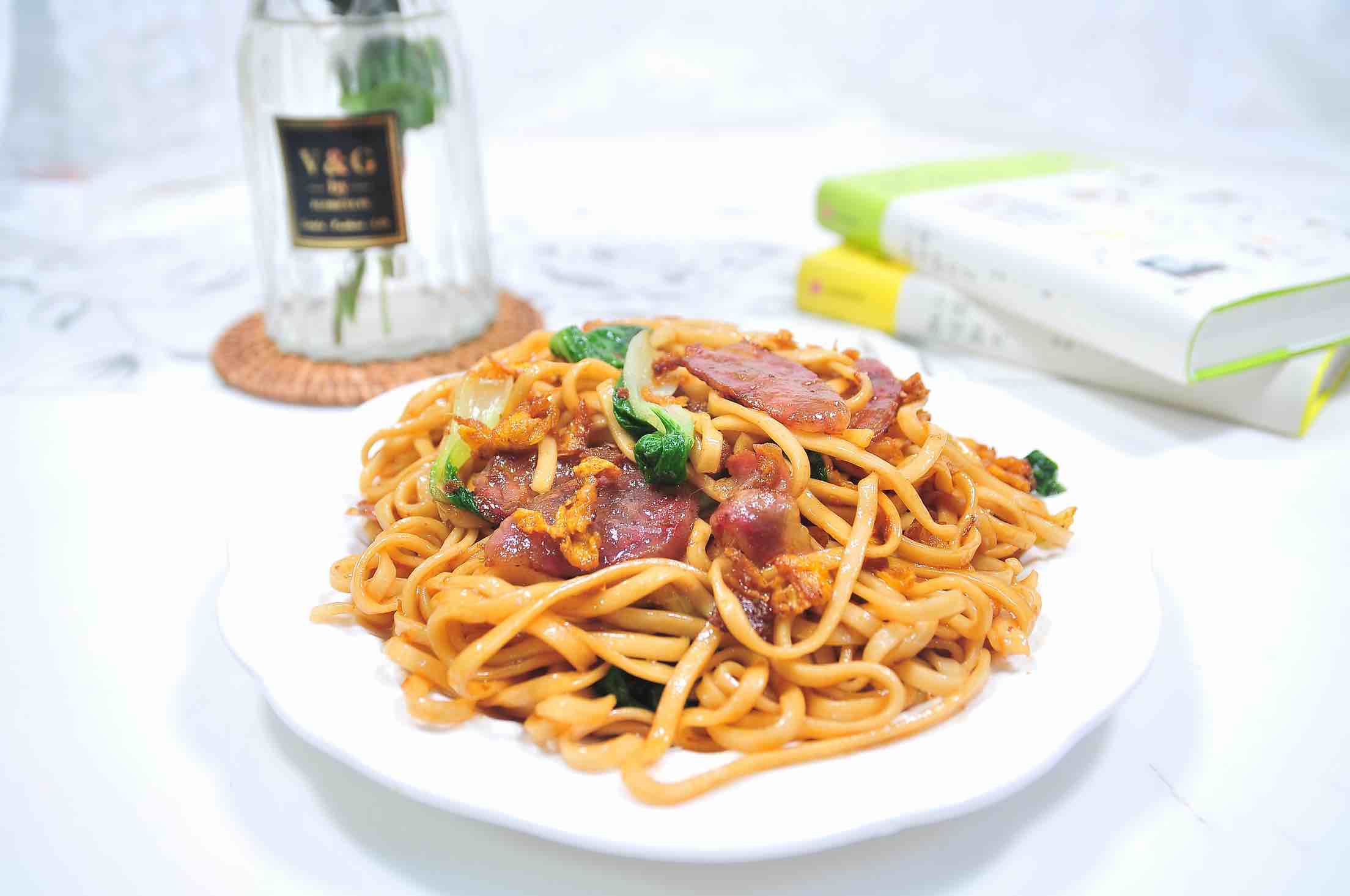 香腸炒面的做法-咸鮮味炒菜譜