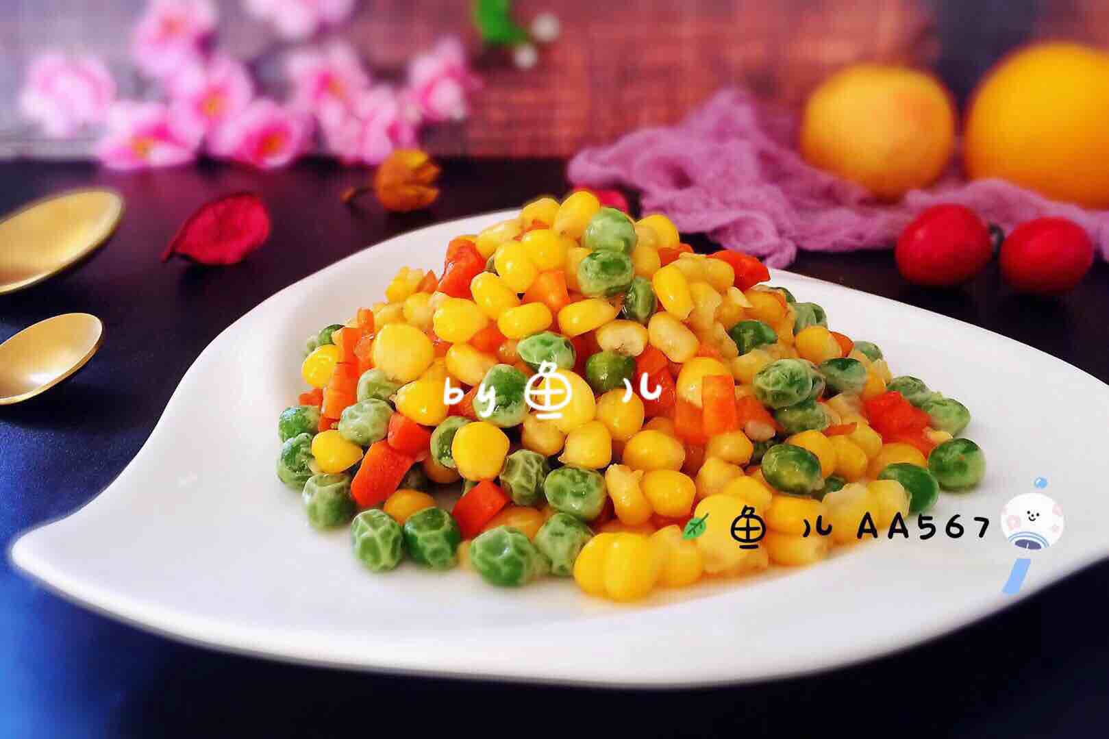 五彩繽紛的做法-甜味炒菜譜