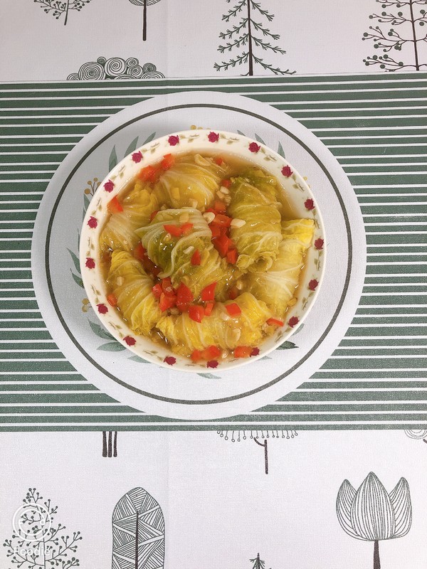 簡裝易上手的懶漢菜-白菜釀肉的做法-家常味蒸菜譜