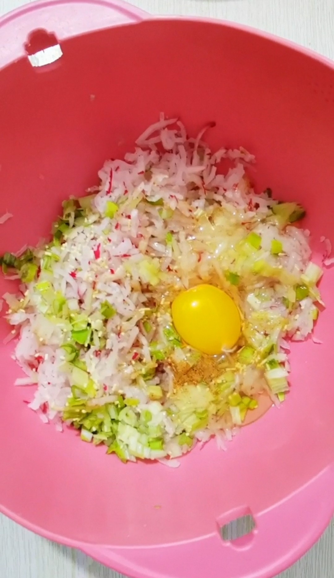 大蘿卜丸子的做法-咸鮮味炸菜譜