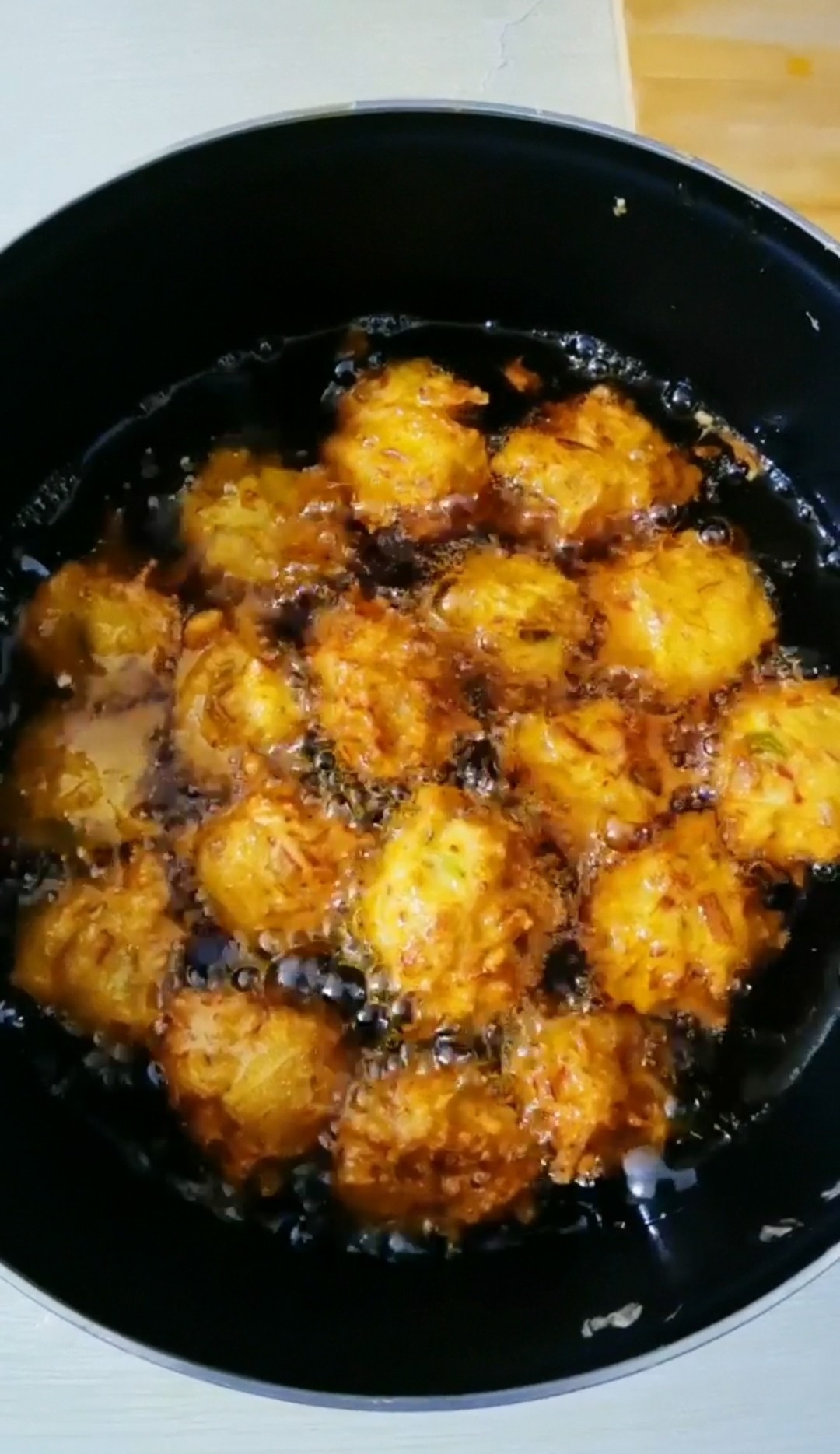 大蘿卜丸子的做法-咸鮮味炸菜譜