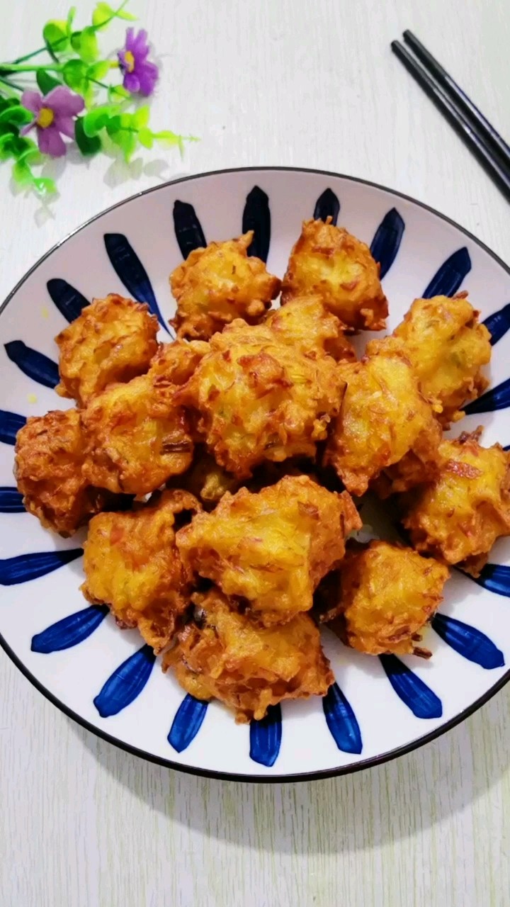 大蘿卜丸子的做法-咸鮮味炸菜譜