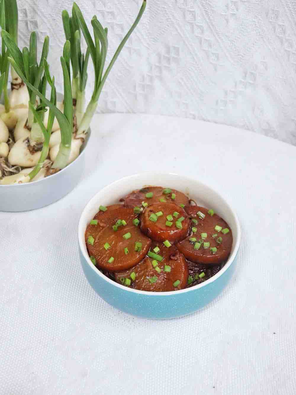 紅燒白蘿卜的做法-家常味炒菜譜