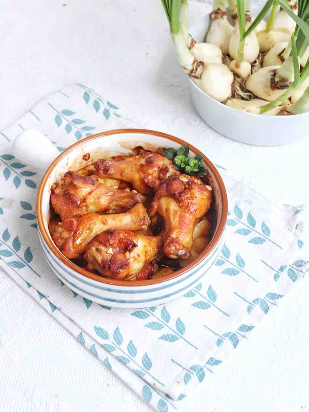 雜蔬烤雞腿的做法-家常味烘焙菜譜