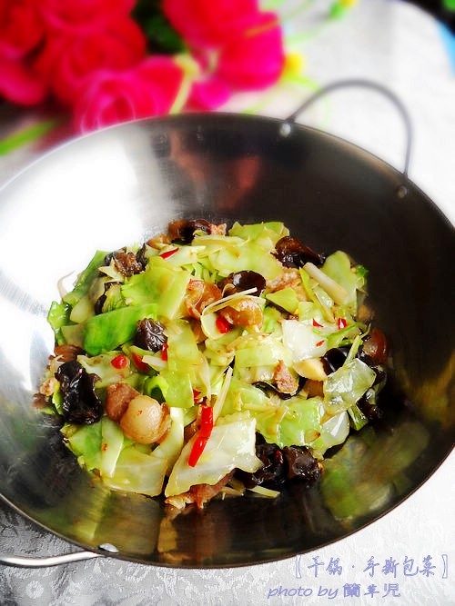 干鍋手撕包菜的做法-家常味干鍋菜譜-易網(wǎng)健康養(yǎng)生網(wǎng) 干鍋手撕包菜的做法-家常味干鍋菜譜