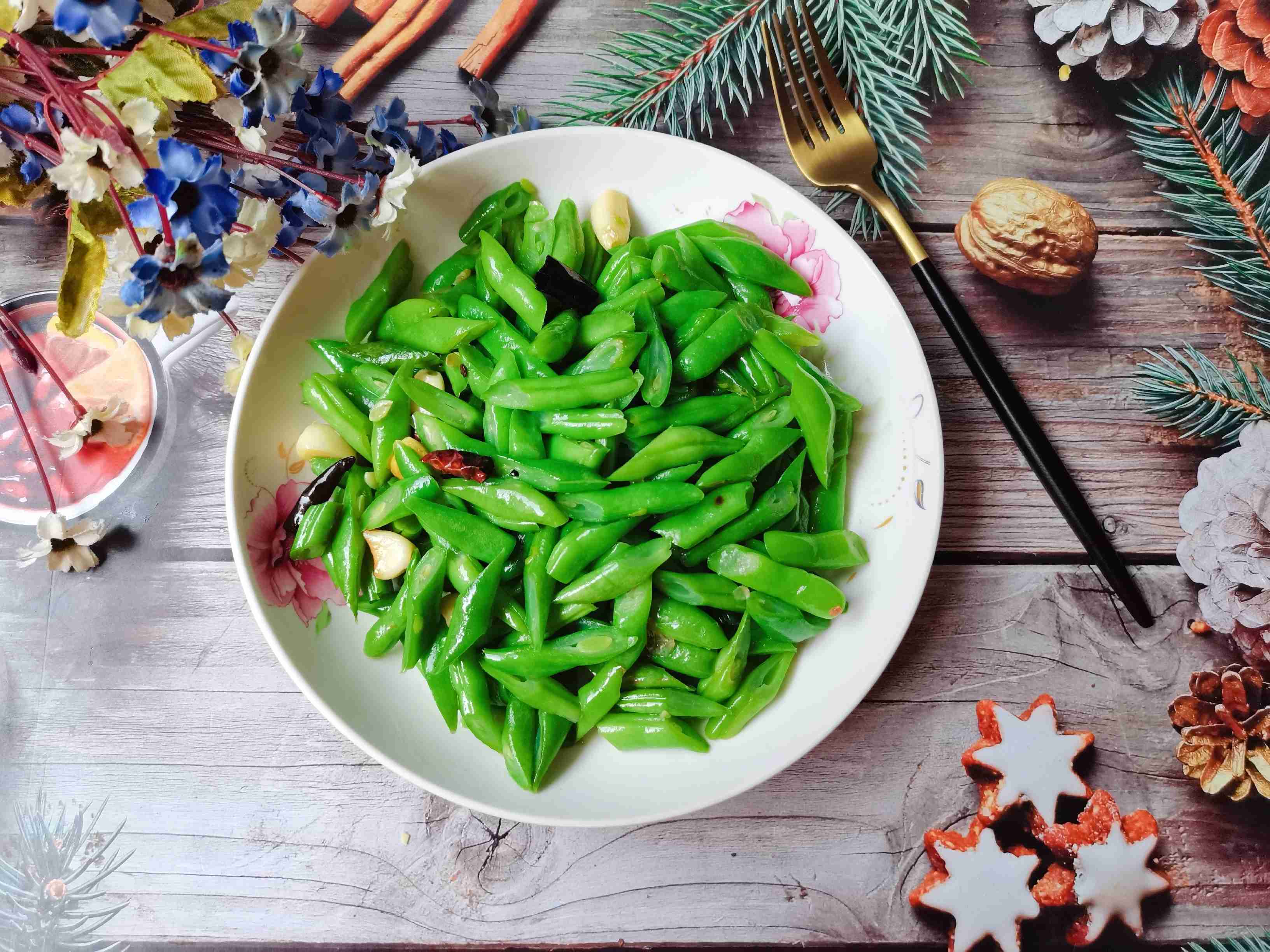 清炒四季豆的做法-家常味炒菜譜