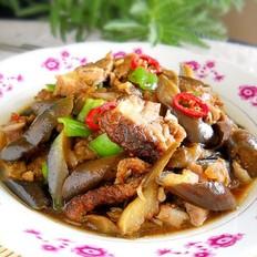 烤鴨燒茄子的做法-家常味燒菜譜