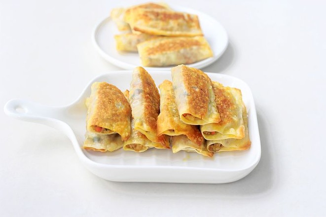 糯米雞肉鍋貼的做法-家常味煎菜譜