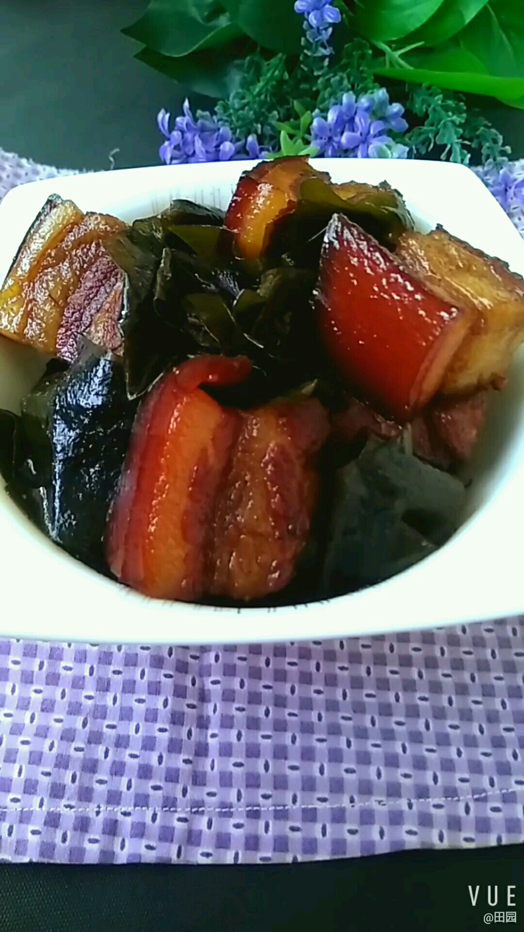 五花肉配海帶 完美的做法-咸鮮味燒菜譜