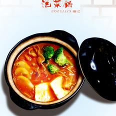 熱乎乎的泡菜鍋，驅(qū)寒還管飽！的做法-酸辣味煮菜譜