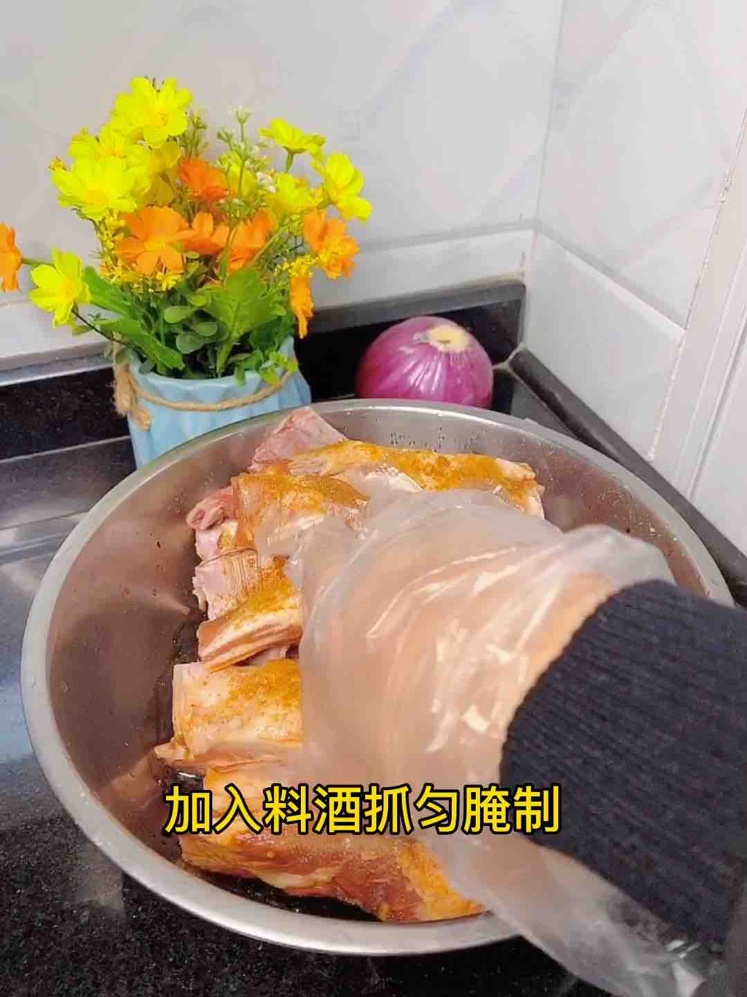 年菜大咖，3斤爆香紅燒的做法-家常味燉菜譜