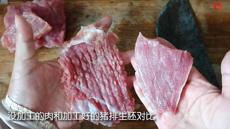 上海經典小吃豬排年糕的做法-酸甜味炸菜譜