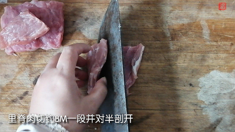 上海經典小吃豬排年糕的做法-酸甜味炸菜譜