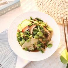 好吃下飯小菜，雪里蕻筍片香菇炒豆瓣的做法-咸鮮味炒菜譜