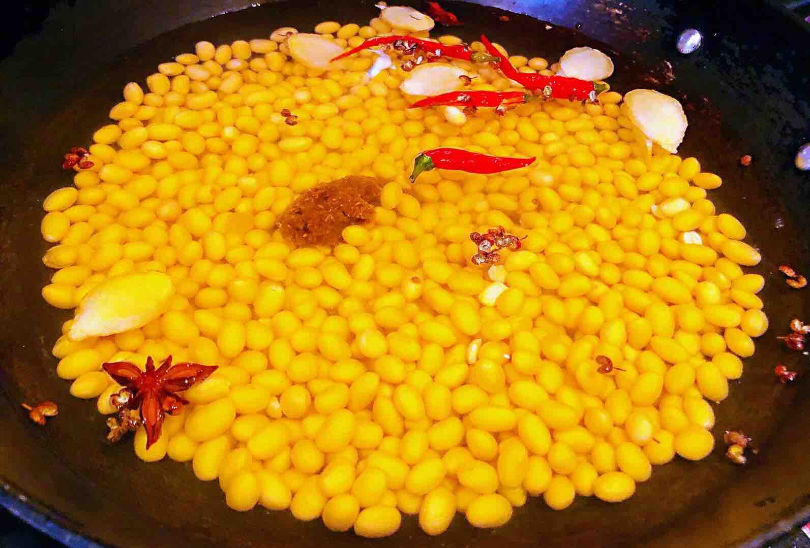 醬黃豆的做法-咸鮮味煮菜譜