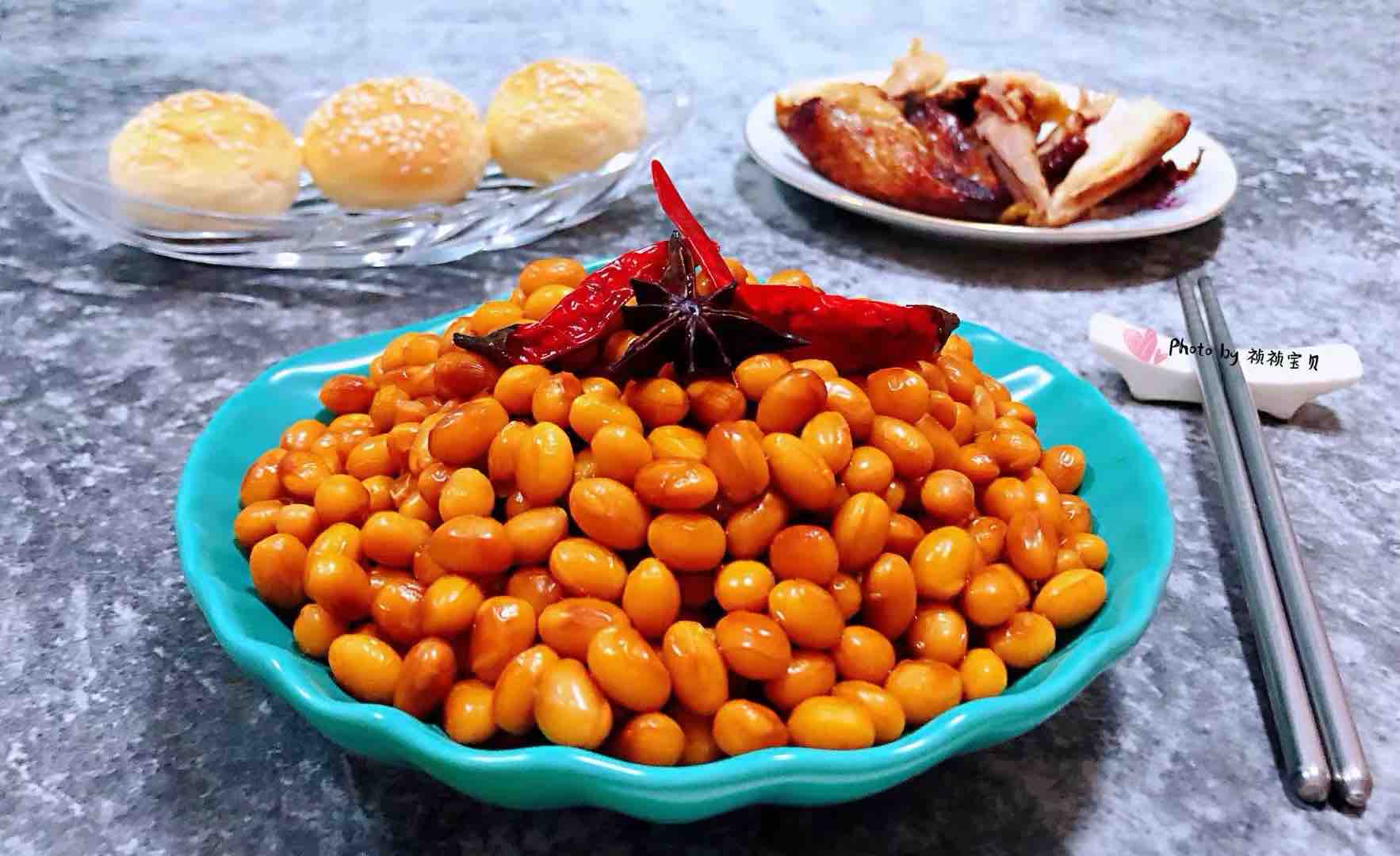 醬黃豆的做法-咸鮮味煮菜譜