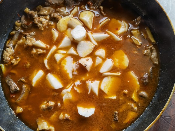 兔肉燒山藥的做法-家常味燒菜譜