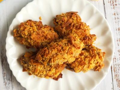 薯片雞翅的做法-家常味烤菜譜