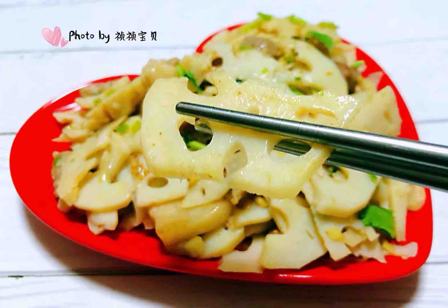 蓮藕炒肉片的做法-咸鮮味炒菜譜