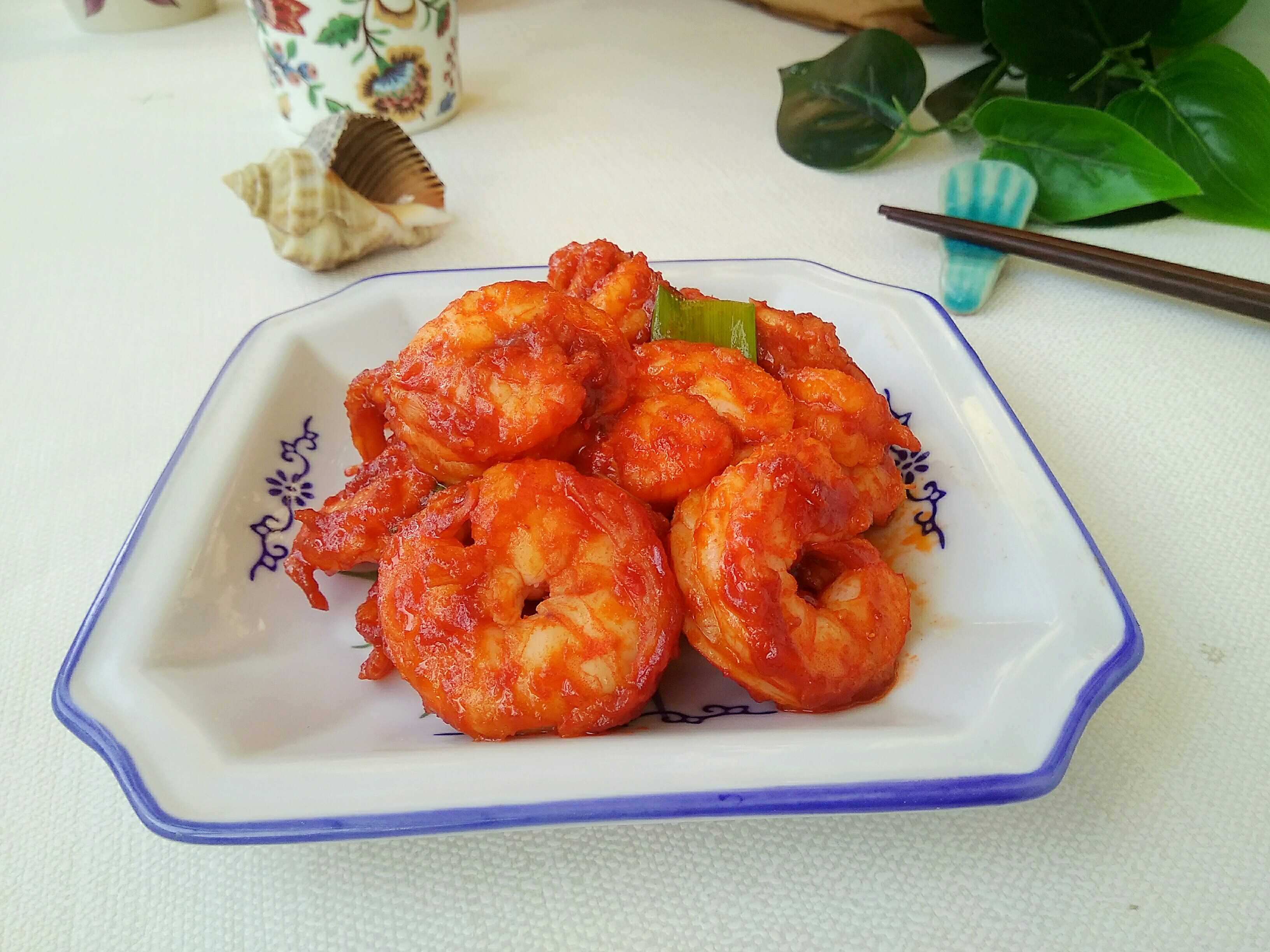 茄汁蝦球的做法-茄汁味炒菜譜