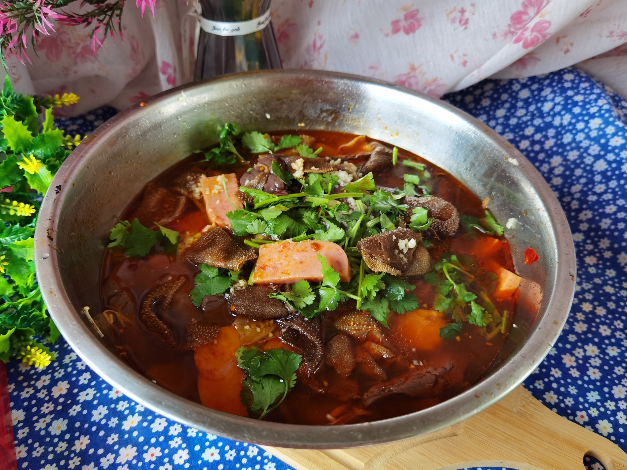 麻辣毛血旺的做法-麻辣味煮菜譜-易網健康養生網 麻辣毛血旺的做法-麻辣味煮菜譜