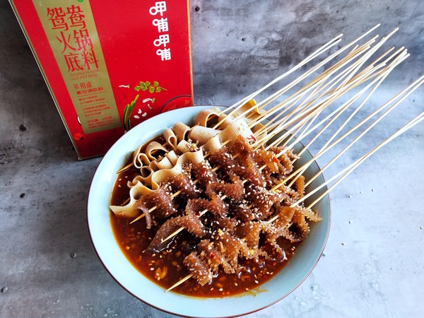 麻辣毛肚豆皮串的做法-麻辣味煮菜譜