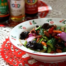 熗拌時(shí)蔬全家福的做法-咸鮮味拌菜譜