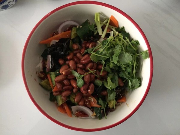 熗拌時(shí)蔬全家福的做法-咸鮮味拌菜譜