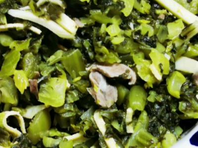 千張絲炒咸菜。的做法-家常味炒菜譜