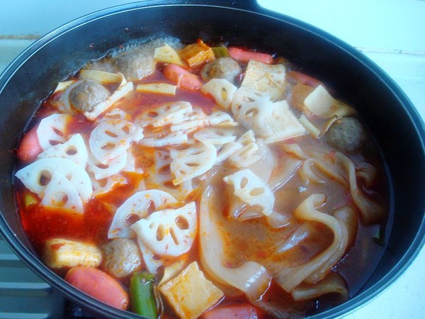 冒菜米粉的做法-香辣味煮菜譜