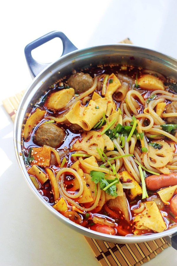 冒菜米粉的做法-香辣味煮菜譜