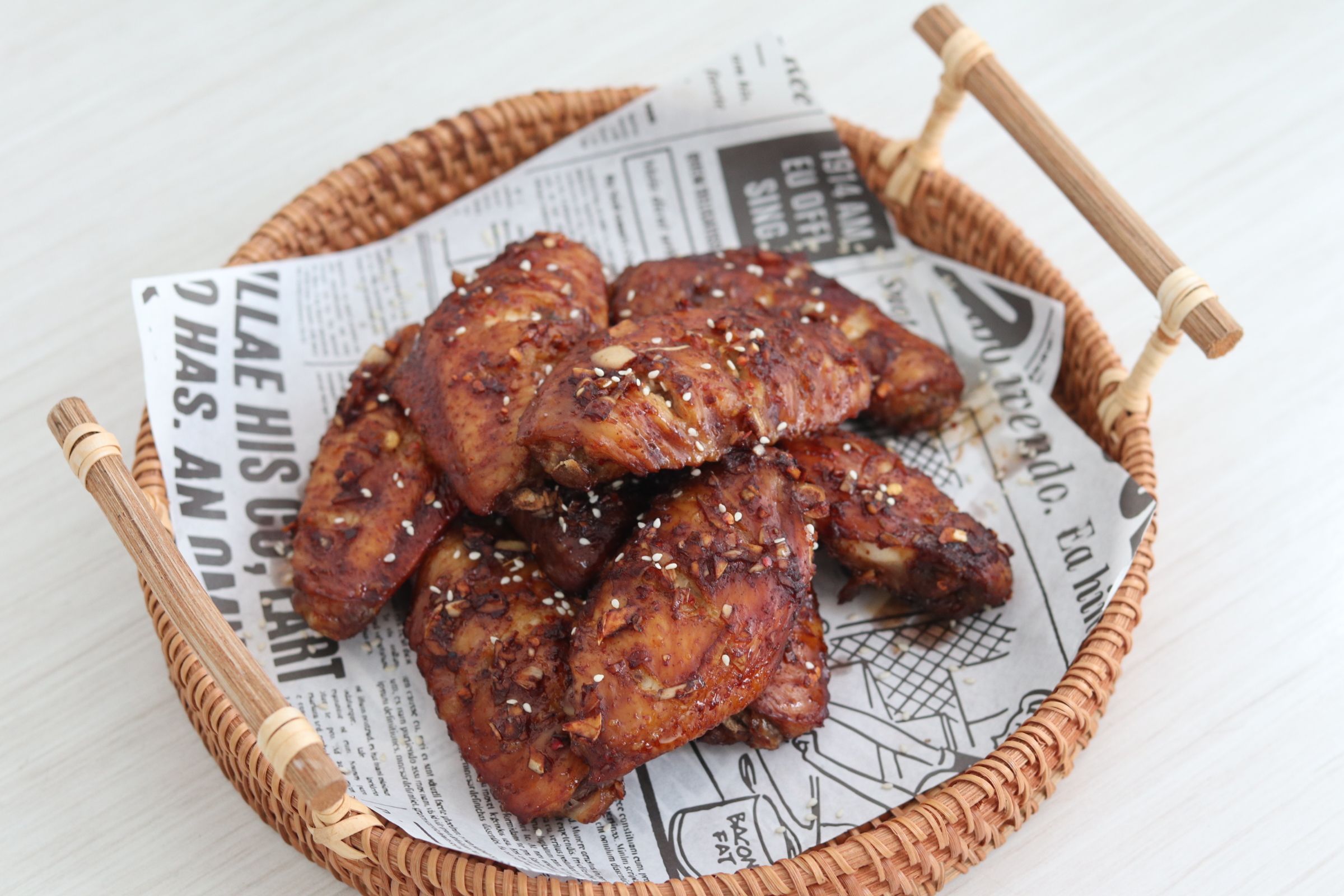 蒜香烤翅的做法-家常味烤菜譜