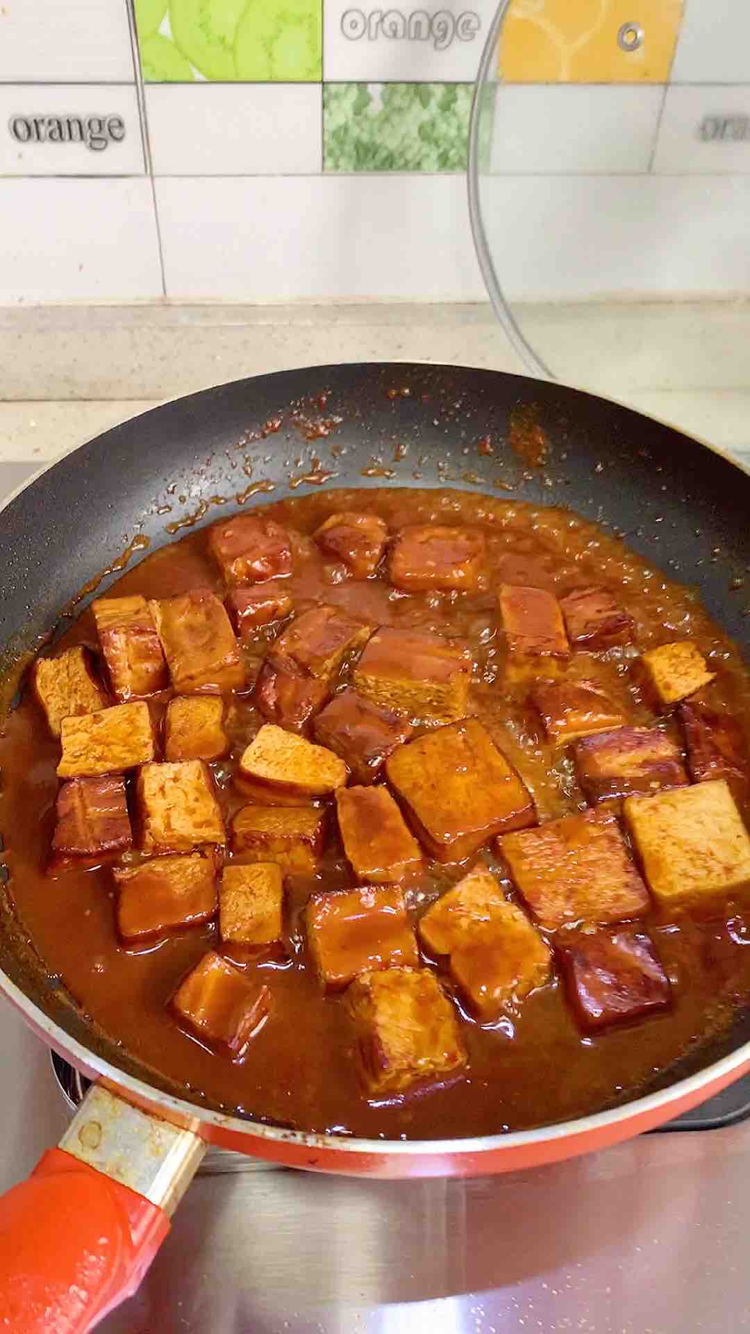 簡單易做的麻婆豆干，即是秒飯菜也是小零嘴的做法-麻辣味燒菜譜