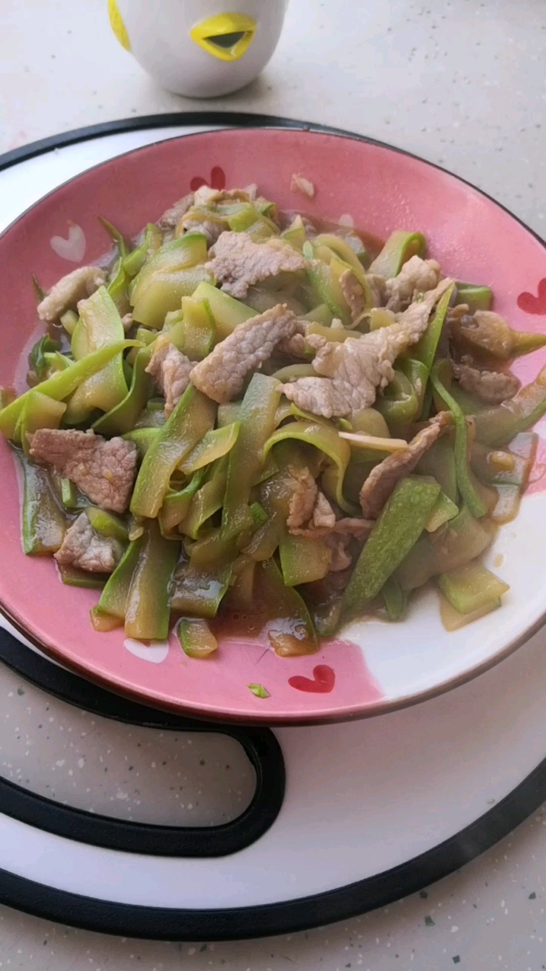 鮮香下飯，葷素搭配營養(yǎng)好，角瓜炒肉片的做法-家常味炒菜譜