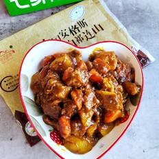 咖喱牛腩燉土豆的做法-咖喱味燉菜譜