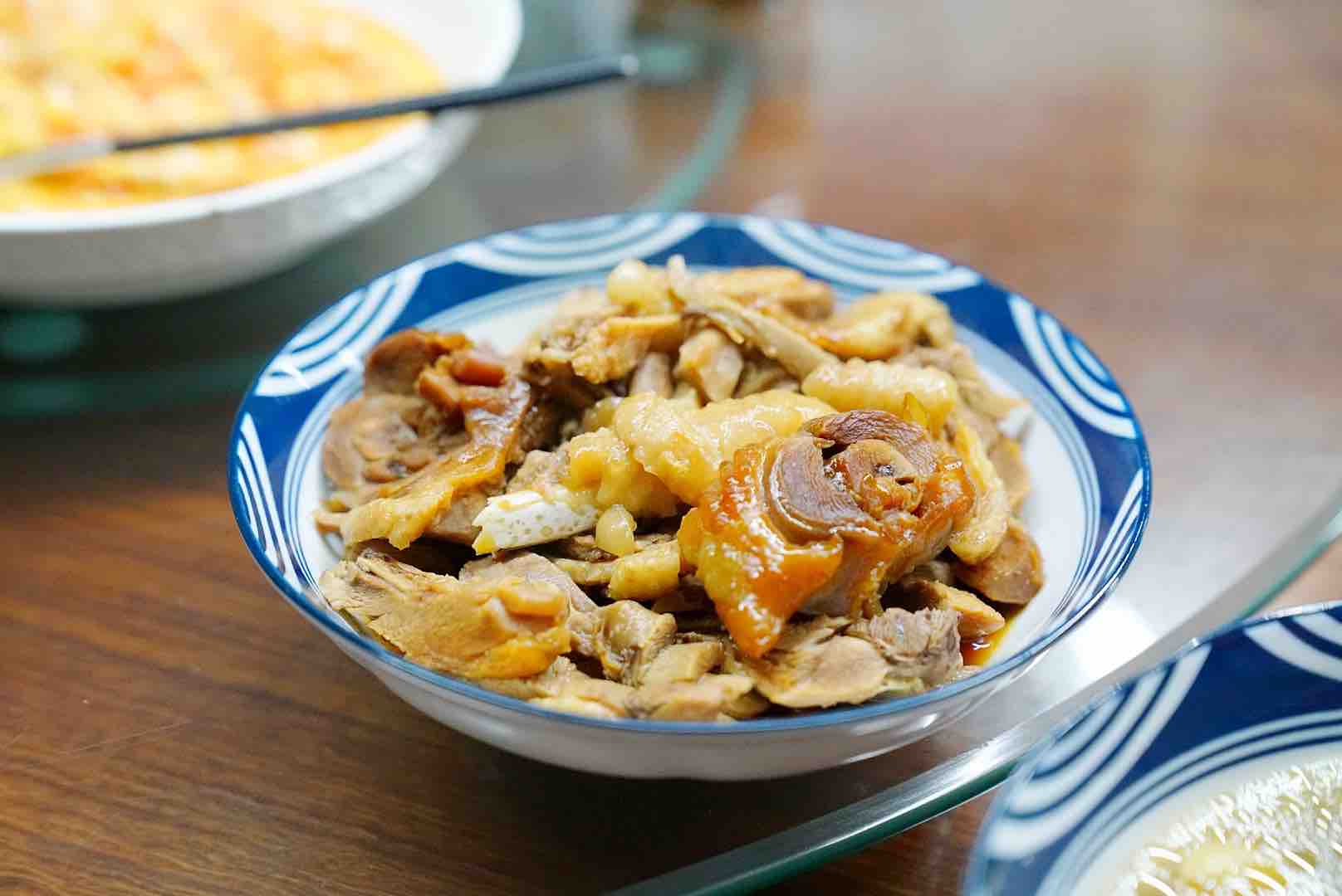 土雞兩次，合理安排有湯又有菜的做法-家常味煮菜譜