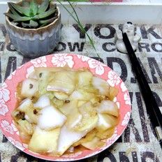 醋溜白菜的做法-家常味炒菜譜