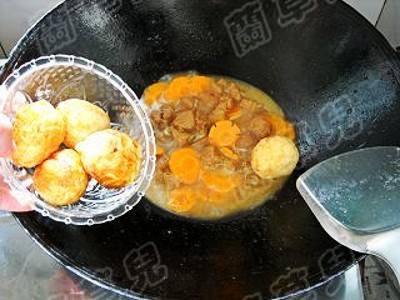 虎皮蛋燒肉的做法-家常味燒菜譜