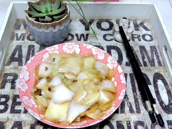 醋溜白菜的做法-家常味炒菜譜