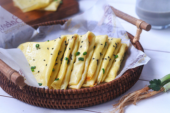 5分鐘就上桌的黃金雞蛋餅的做法-家常味煎菜譜