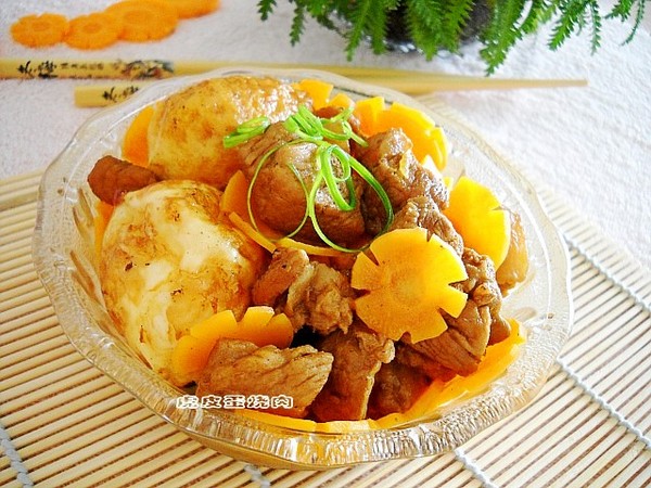 虎皮蛋燒肉的做法-家常味燒菜譜