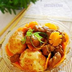 虎皮蛋燒肉的做法-家常味燒菜譜