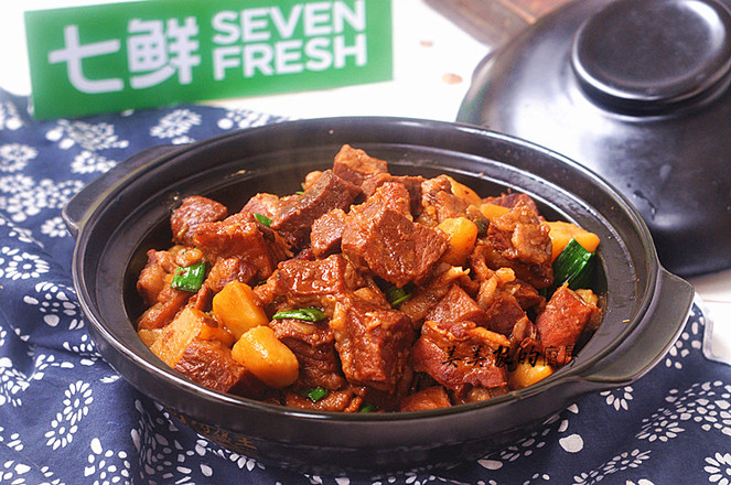 偷學酒店大廚的土豆燒牛腩，果然牛！3天做了2次，孩子還嫌不夠！的做法-咸鮮味燒菜譜