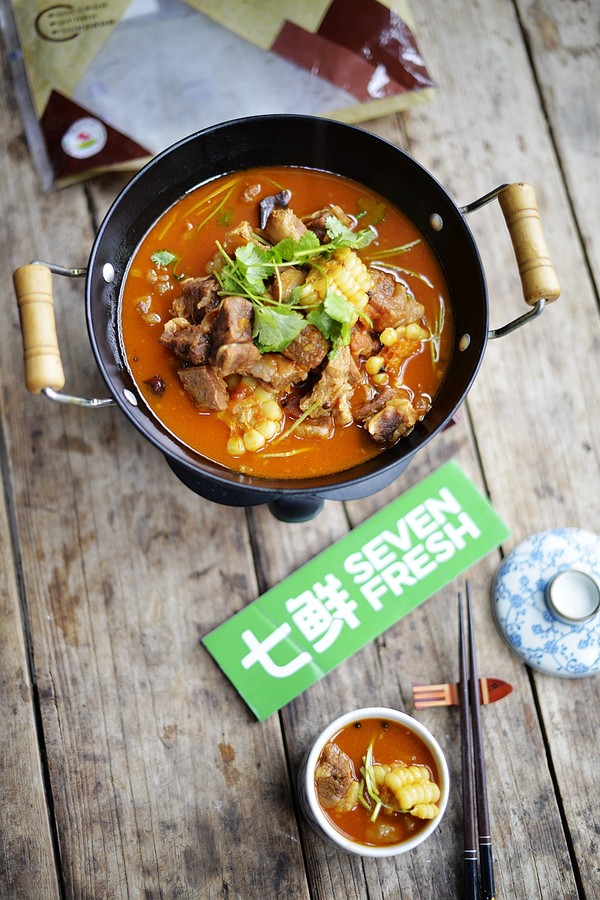 番茄牛腩鍋的做法-酸甜味燉菜譜