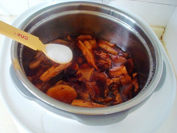 肉皮燒豆腐的做法-家常味燒菜譜