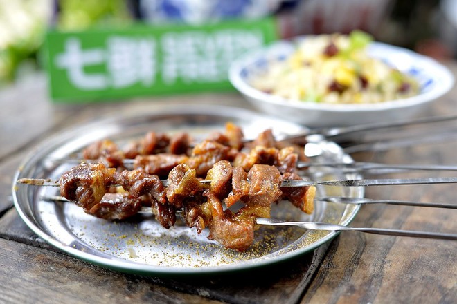 烤牛腩串的做法-咸鮮味烤菜譜