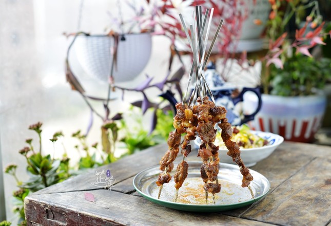 烤牛腩串的做法-咸鮮味烤菜譜