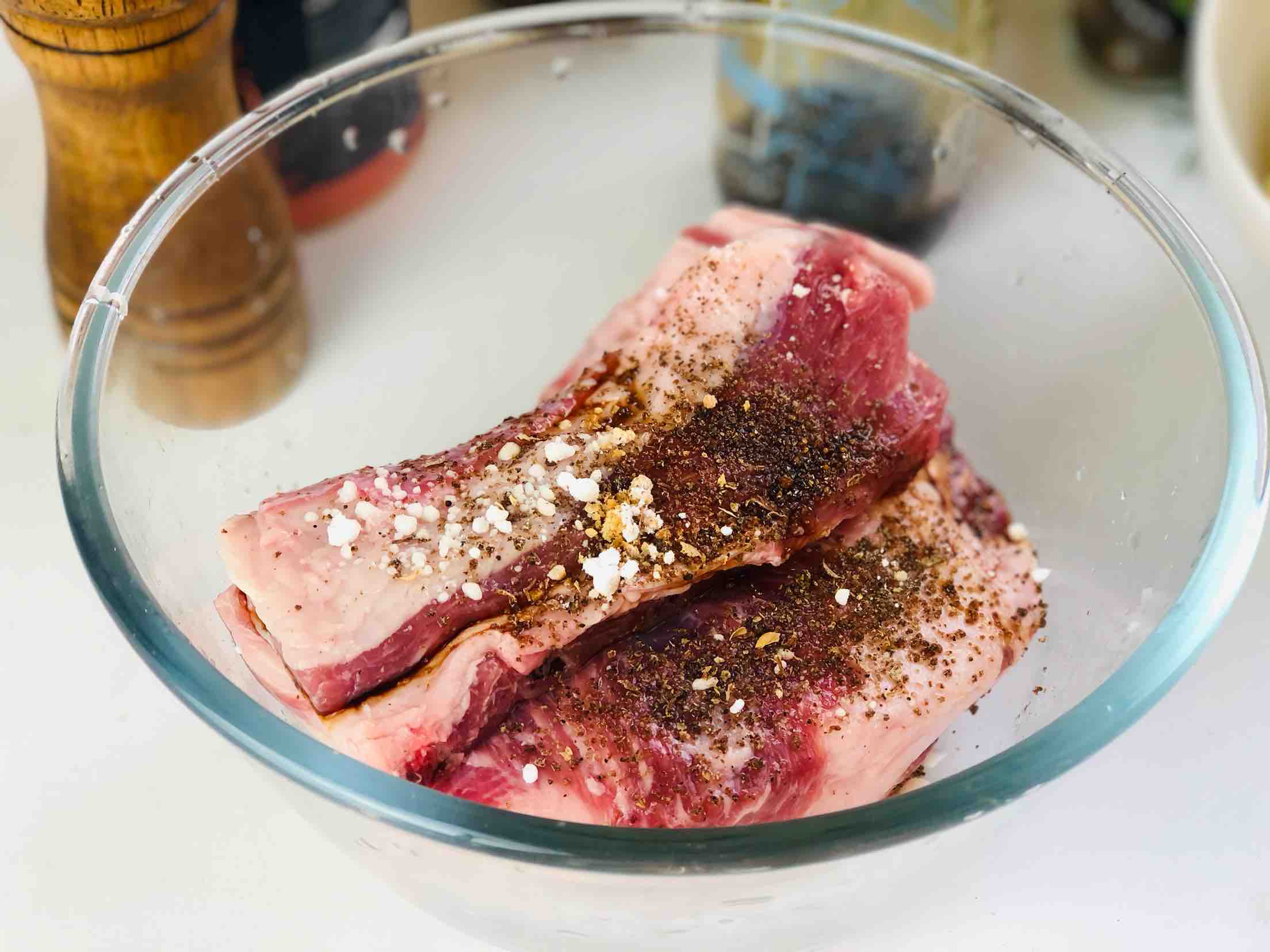 空氣炸鍋版烤羊排的做法-麻辣味烤菜譜